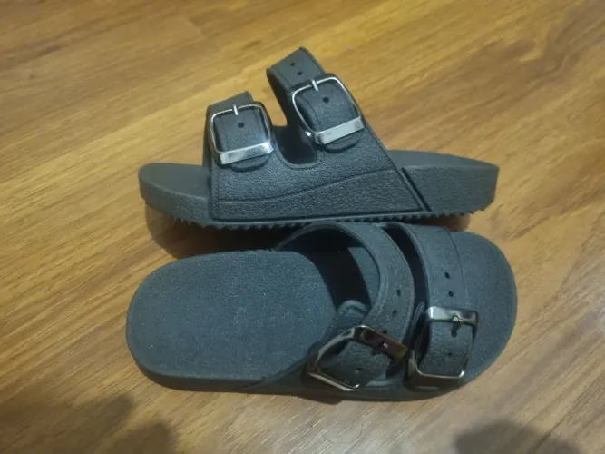 Birkem terra e água preto Infantil com fivela