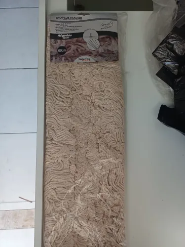 Mop lustrado de algodão com 60cm marca superpro bettani