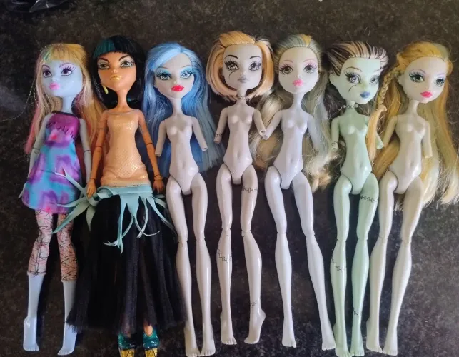 MONSTER HIGH LOTE DE SUCATAS PARA RESTAURAR