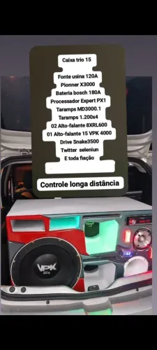 Caixa trio valor negociável 
