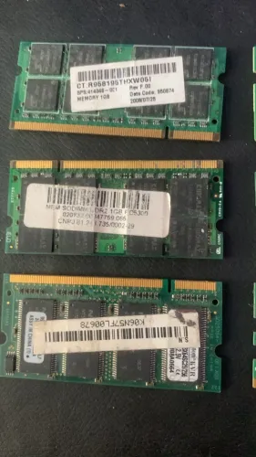 Kit Memórias RAM DDR2 DDR3 Desktop e Notebook - Kingston, Kingmax, Smart e Markvision
