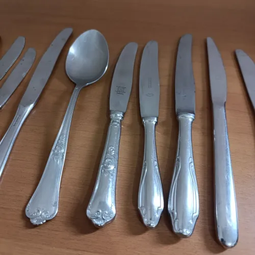 Coleção 10 Talheres HERCULES Vintage Inox - Várias Coleções - Tem Gelodur e outras