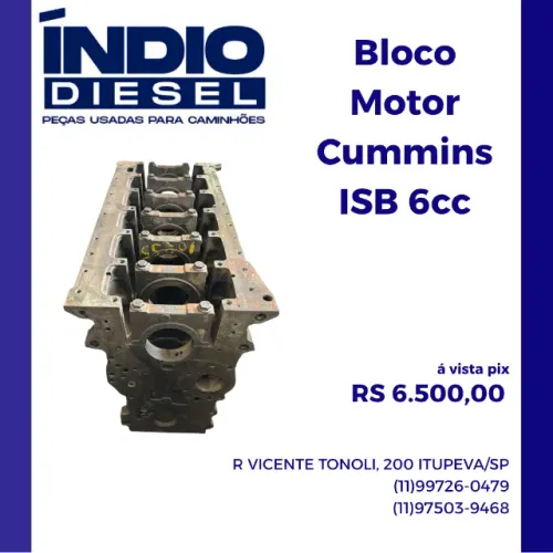 Bloco Motor Cummins ISB 6cc