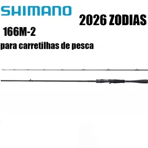 Vara para Carretilha SHIMANO ZODIAS - 16 lb - Modelo 2026 (166M-2) - Lançamento Shimano