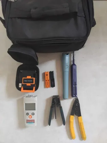 Kit manutenção fibra óptica