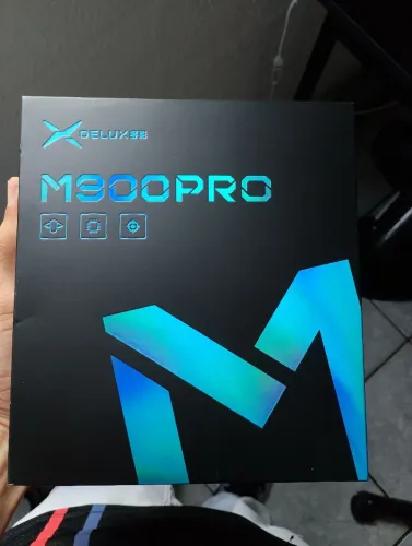 Mouse Delux M900 PRO - Caixa lacrada, Acompanha doc de carregamento RGB