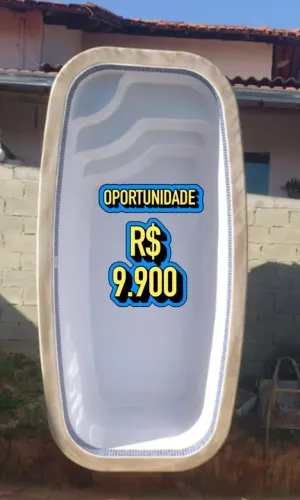 Piscina de Fibra Pastilhada