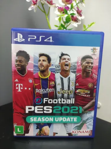 PES 2021 PS4 original usado poucas vezes 