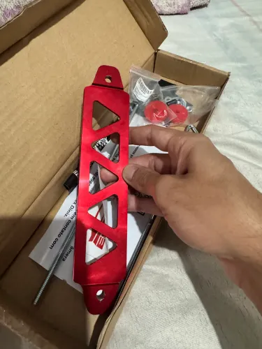 Suporte / haste para bateria - vermelho automotivo