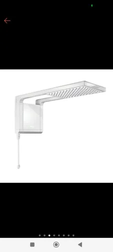 NOVO - Chuveiro Lorenzetti Acqua Storm Ultra branco 7.800w 220v