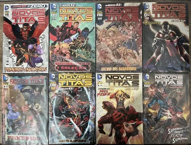 Novos Titãs - Os Novos 52 - Completo em 8 Edições
