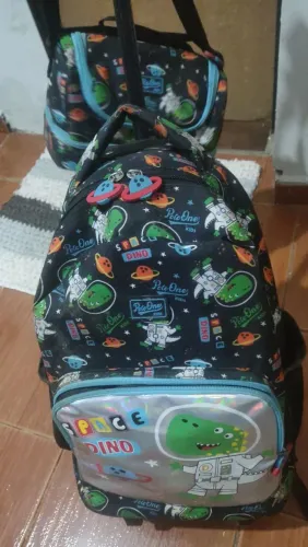 Mochila masculina de rodinha
