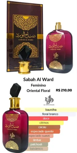 Perfume árabe feminino
