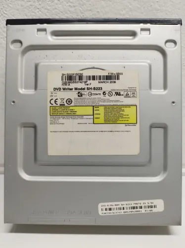 DVD-RW Toshiba Samsung SH-S223F / BE BE - Testado e funcionando certinho! Máscara preta