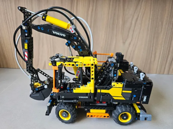 LEGO Technic 42053 Volvo Escavadeira COMPLETO + Pneumático Funcionando + Manual + caixa