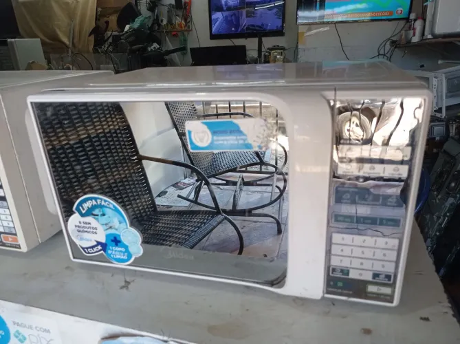 Microondas midea espelhado 20 litros 