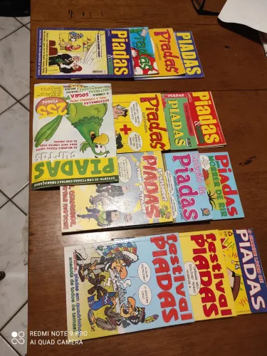 Revistas de piadas,para completar a coleção: