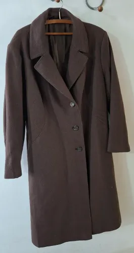 Sobretudo italiano 100% viscose