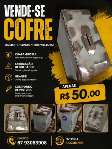 Cofre reforçado grande 