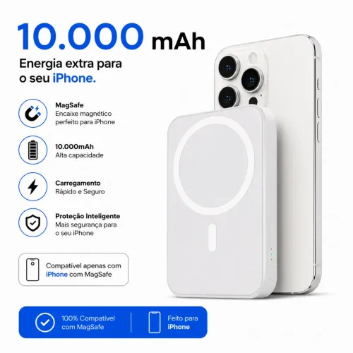 Carregador portátil MagSafe (Novo)
