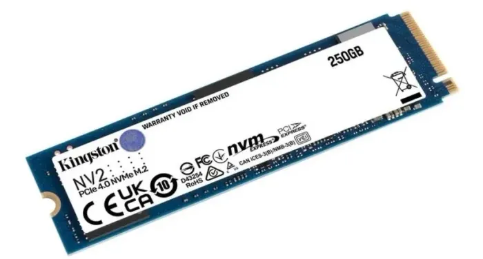 SSD NVME M2 Kingston 250gb 94% Saudável 