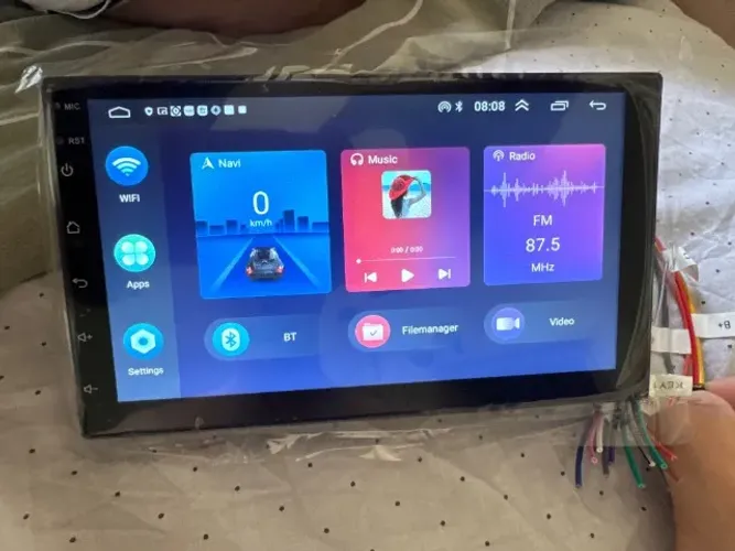 Central Multimídia Android GPS 2gb RAM 32gb Rom Android Auto