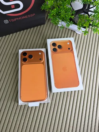 Iphone 17 pro max 256GB bateria 100% 15 dias de uso novíssimo 