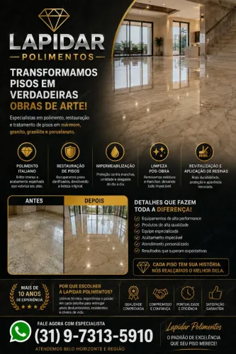 Restauração de pisos e Acabamentos