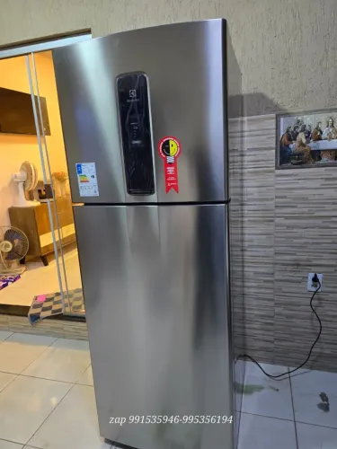 Geladeira fost free Electrolux inverter 480 litros