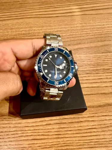 Relógio Masculino Dourado 100% à Prova d?Água Elegante Pronta Entrega