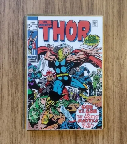 Placa Decorativa em Metal HQ Thor