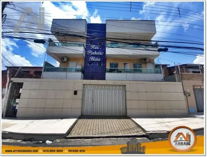Casa com 3 dormitórios para alugar, 82 m² - Maraponga - Fortaleza/CE
