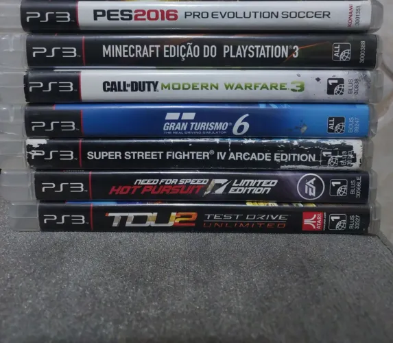 Baixou! Lote jogos ps3 pra sair rápido