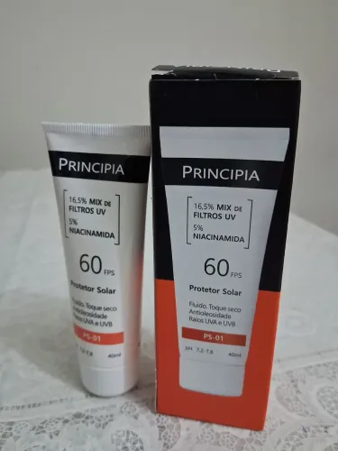 Protetor solar proteção toque seco 60fps PRINCIPIA