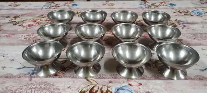 Taças para Sorvete e Sobremesa de Inox