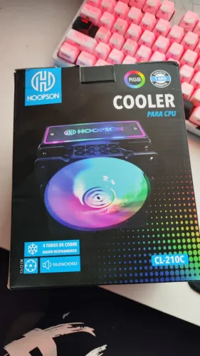 Air Cooler Fan para CPU com RGB, Hoopson CL-210C