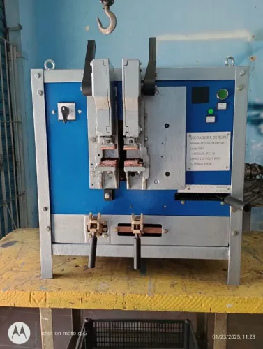 Máquina Solda Arame Serra De Fita Vergalhão Ett 10kva 220v
