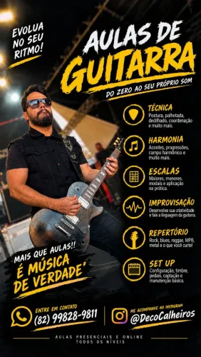 Aulas De Guitarra e Violão - Maceió