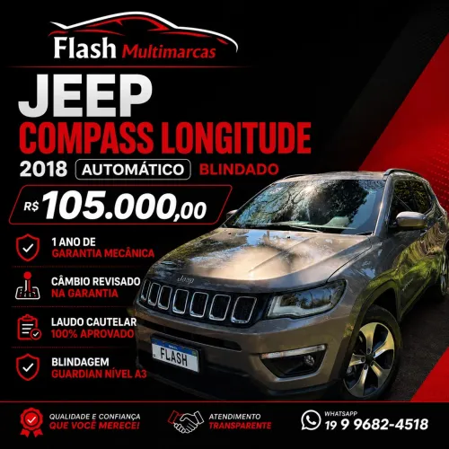 Jeep Compass Longitude 2.0 4X2 Flex 16V Aut. 2018