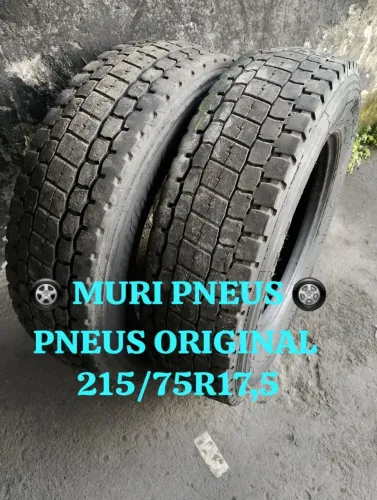 PNEUS 215/75R17,5  PNEU 215/75R17,5  PNEU MERCEDINHA PNEU MICROONIBUS PNEU MEIA VIDA USADO