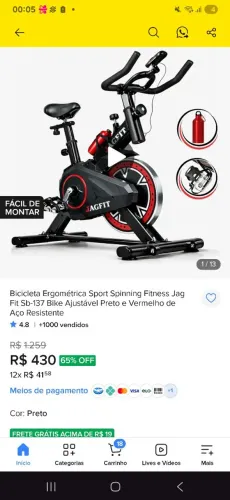 Bicicleta ergometrica