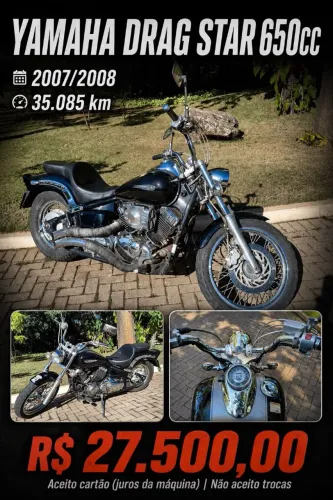 Yamaha Drag Star 650 R$ 27.500,00