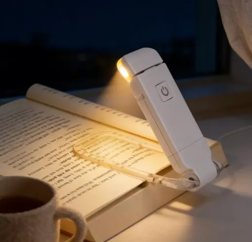Luz De Leitura De Livros De Leds Brilho Ajustável USB Clip De Proteção Dos Olhos Portátil