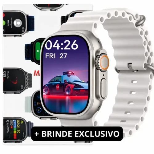 Smartwatch Microwear U5 Ultra - ChatGPT em Português | NFC | Lacrado