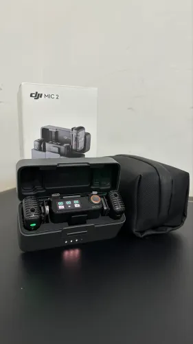Dji Mic 2 32bits - Completo p/ câmera e celular