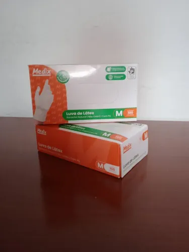 Luvas descartáveis, Tam M