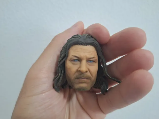 Head Ned Stark Threezero 1/6 - Sean Bean Action figure Game of thrones e Senhor dos Aneis