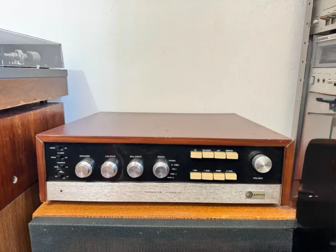 Raro amplificador da gradiente transistor stereo 50 década de 1960 vintage