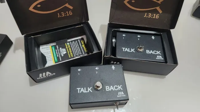 TalkBack para voz microfone