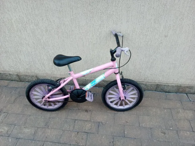 Bike tema Frozen aro 16 (conservadinha)